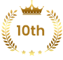 Ranked 10th